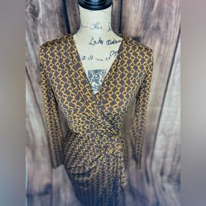 MICHAEL Michael Kors Chain Wrap Dress XS